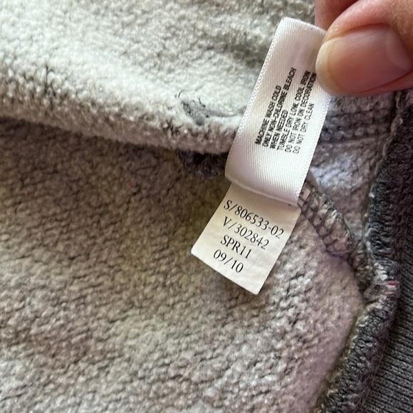 Baby Gap Toddler Two Years. Gray Hooded Zippered Sweatshirt - Picture 7 of 8